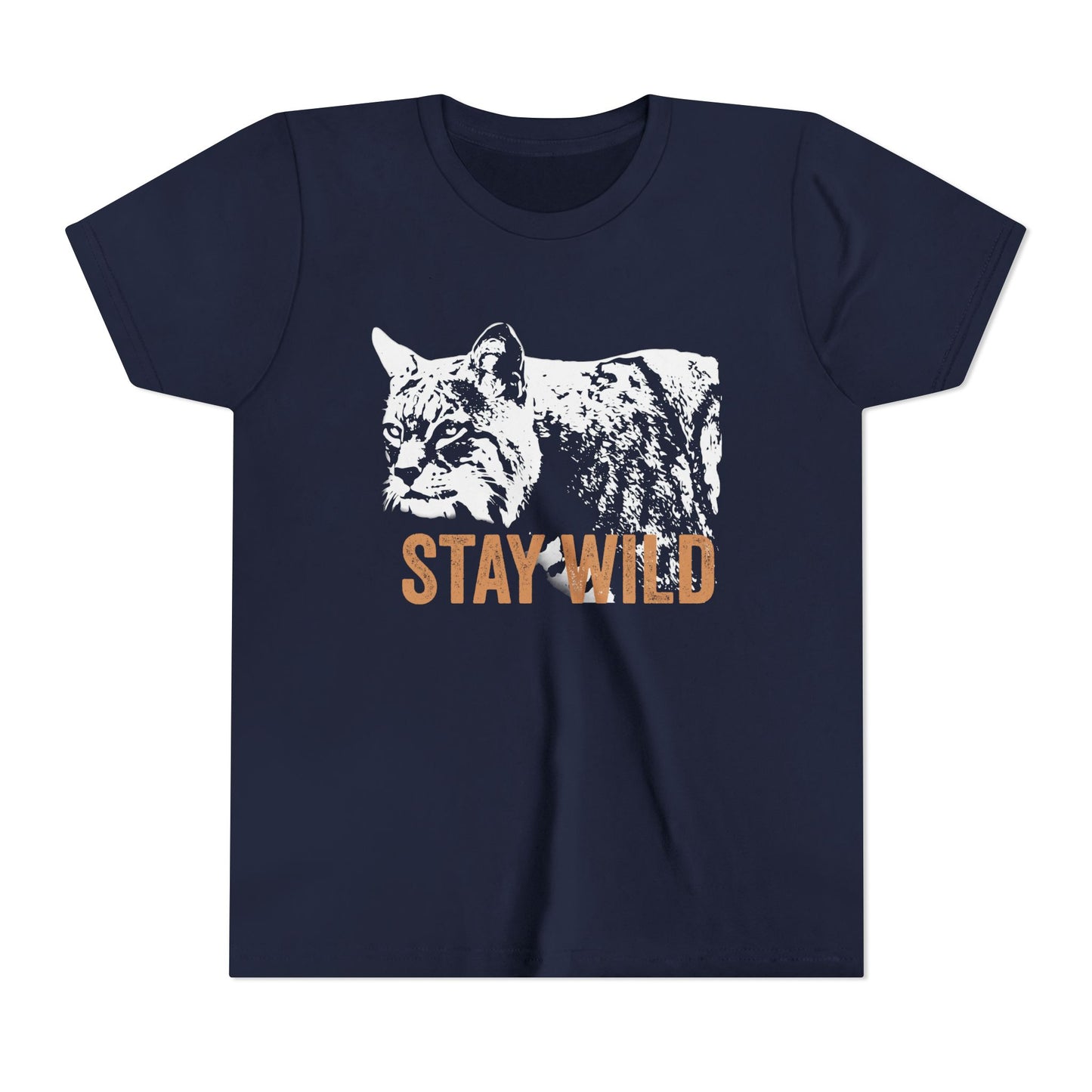 Kids Stay Wild Bobcat Tee