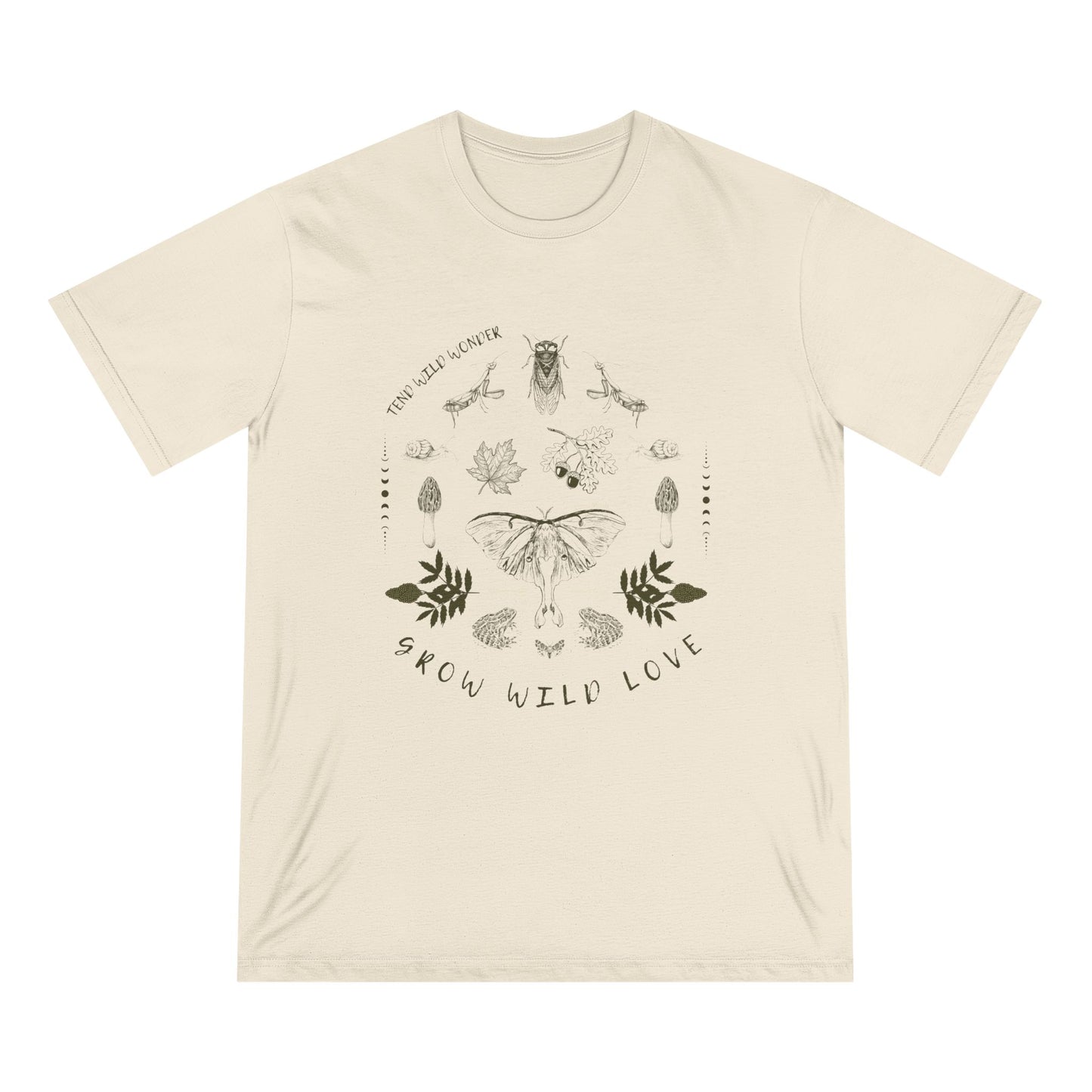 Staghorn Sumac & Luna Moth Organic Tee