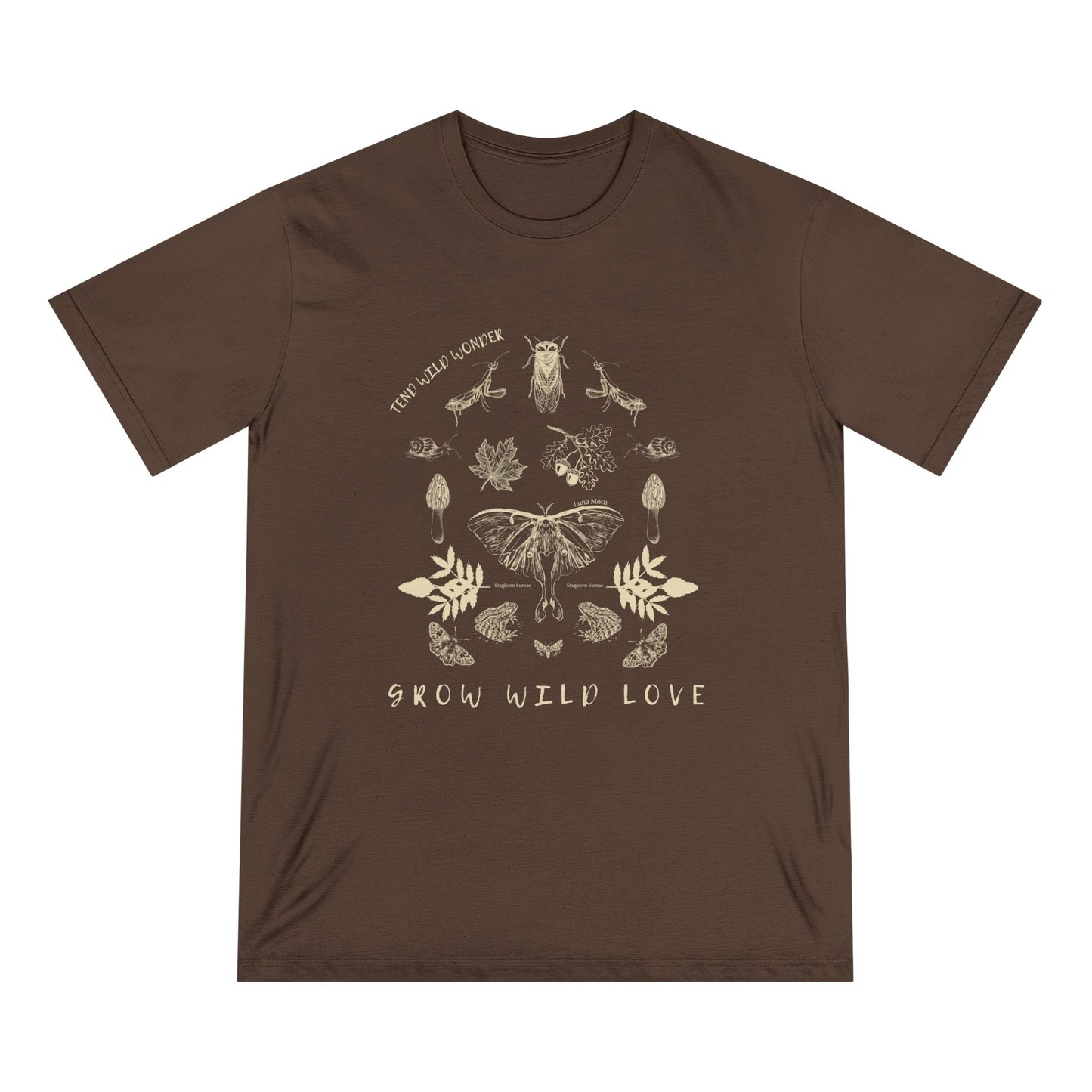 Staghorn Sumac & Luna Moth Organic Tee