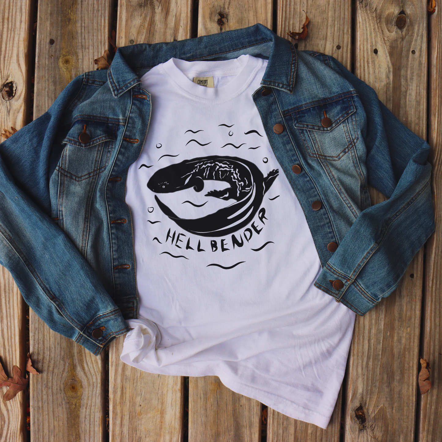 Hellbender Salamander Tee