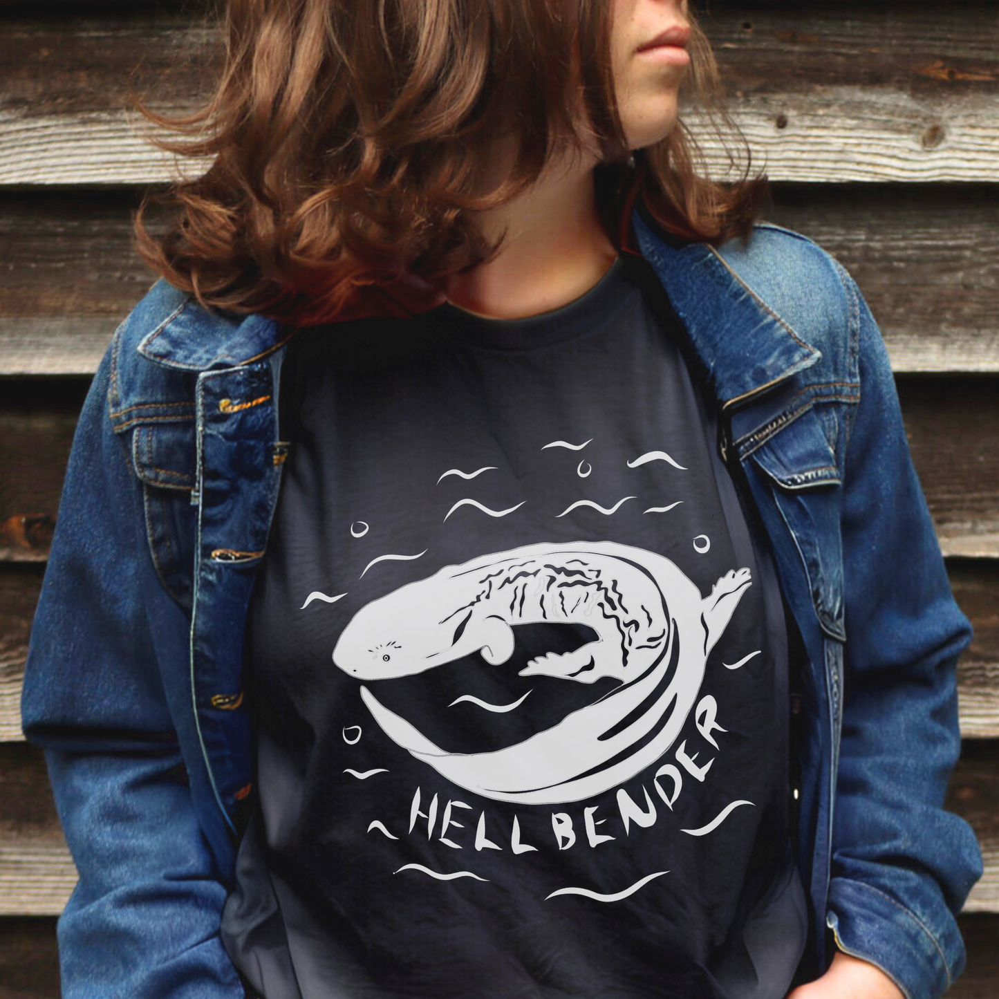 Hellbender Salamander Tee