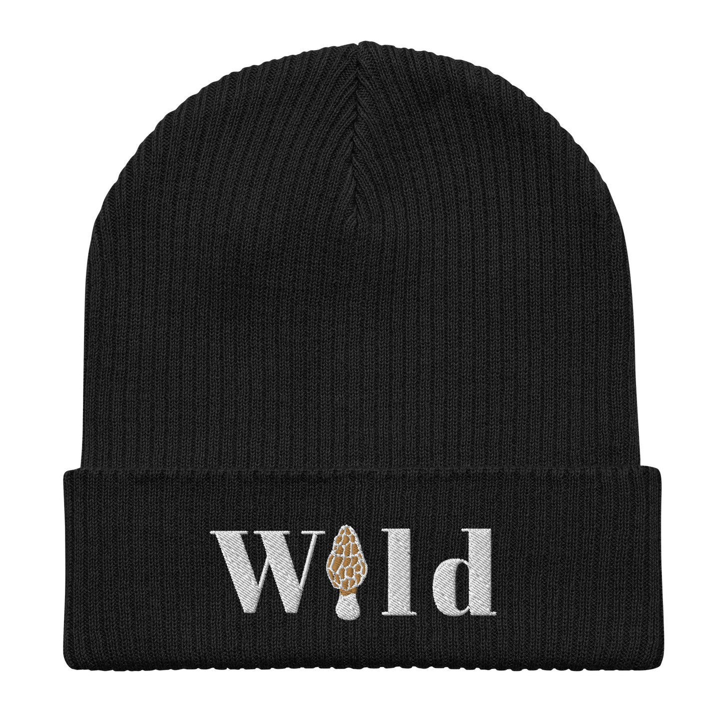 Organic Wild Morel Mushroom Beanie