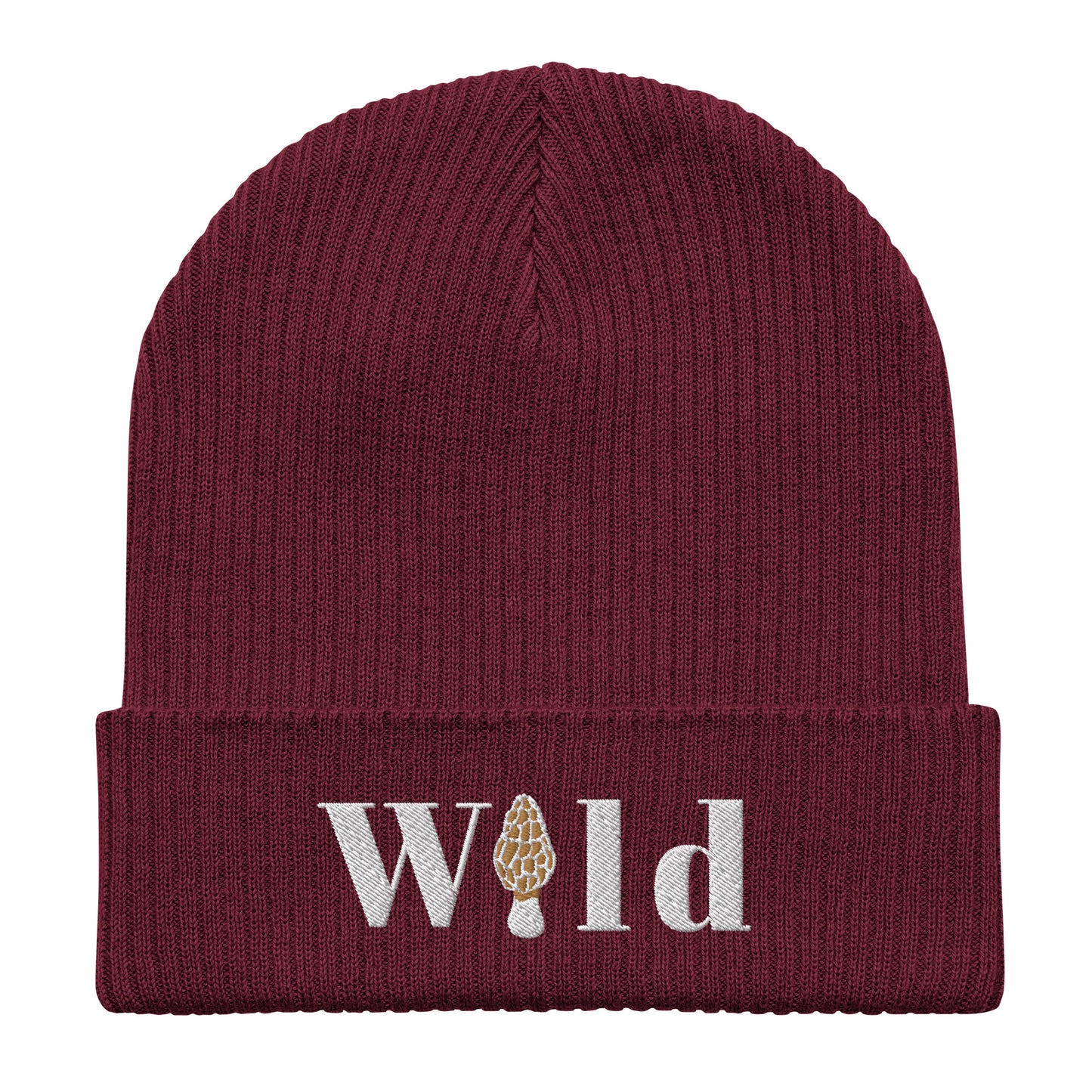 Organic Wild Morel Mushroom Beanie