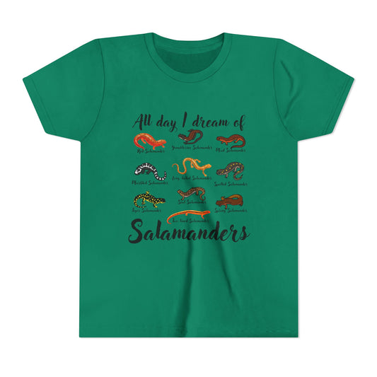 Kids All Day I Dream of Salamanders Tee