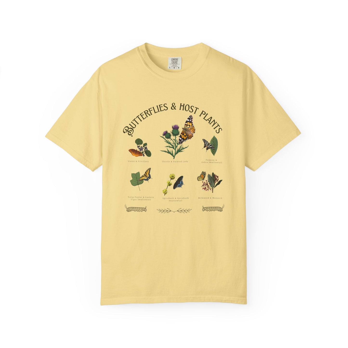 Butterflies and Host Plants Tee