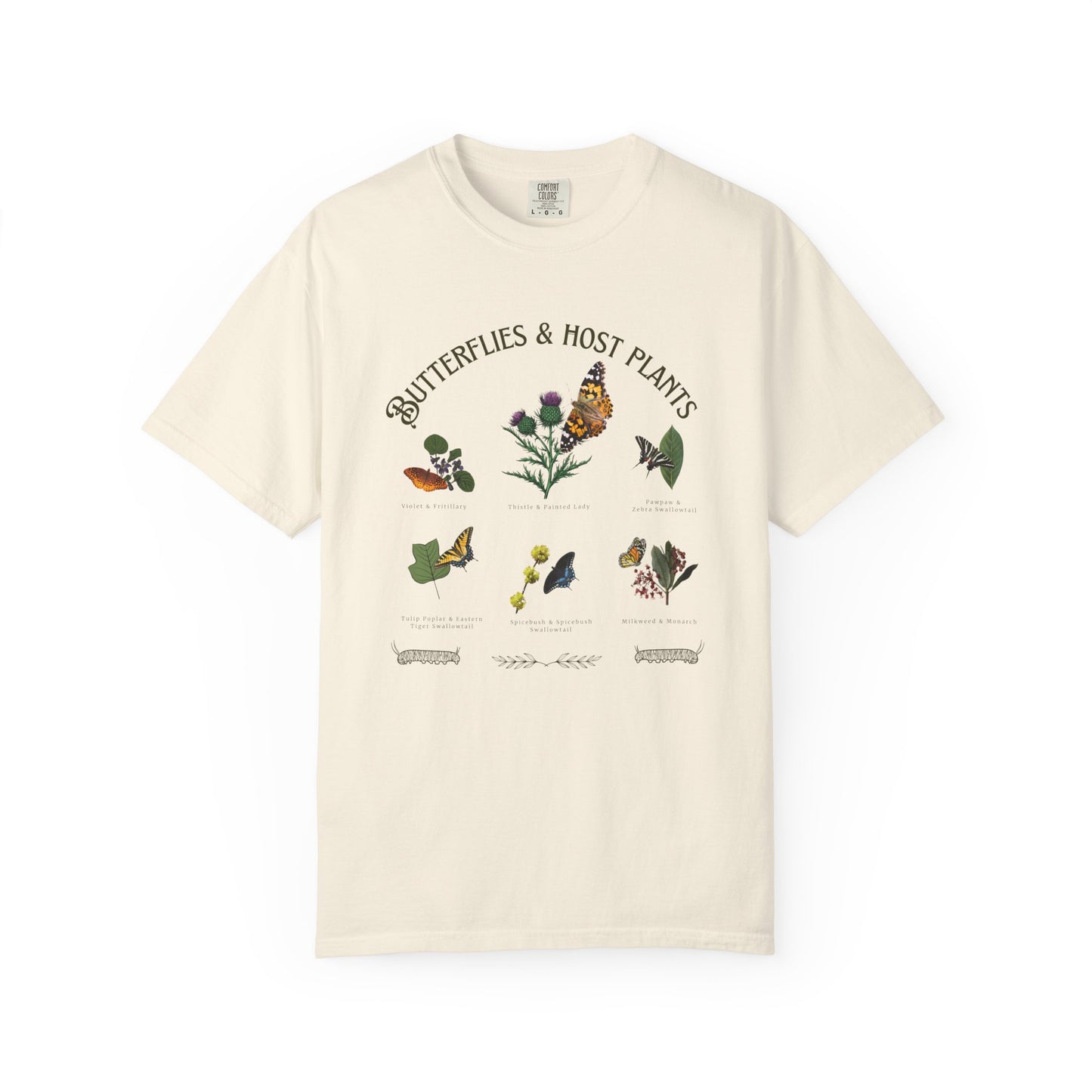 Butterflies and Host Plants Tee