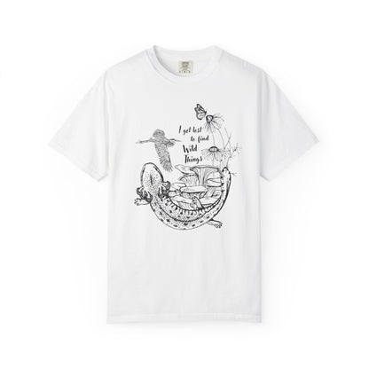 Fauna and Flora: I Get Lost to Find Wild Things Tee