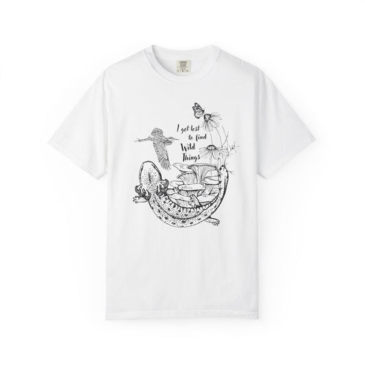 Fauna and Flora: I Get Lost to Find Wild Things Tee