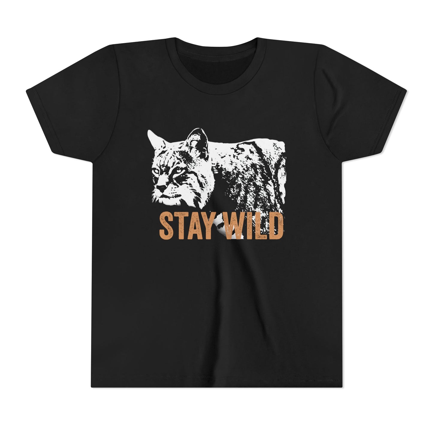 Kids Stay Wild Bobcat Tee