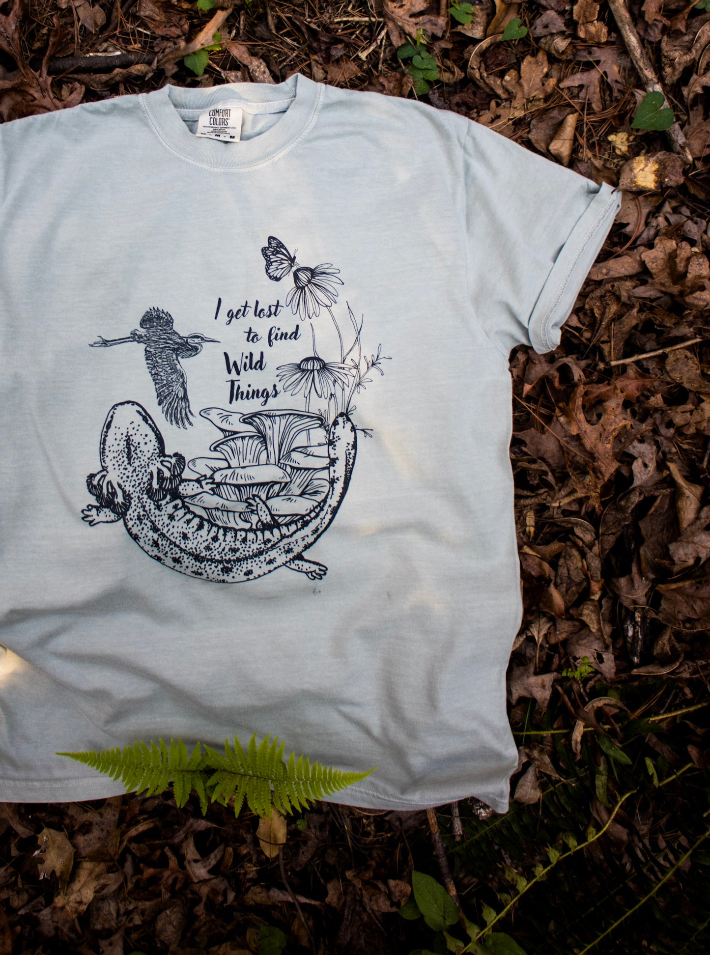 Fauna and Flora: I Get Lost to Find Wild Things Tee