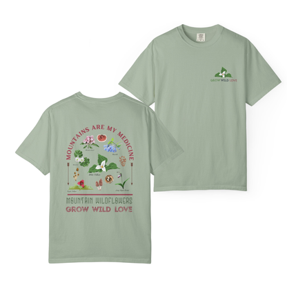 Mountains Are My Medicine Wildflower Tee